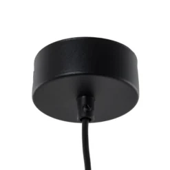 Lámpara colgante Sone, negra, de 1 luz, 3 cm