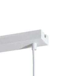Lámpara colgante Sool, blanca, longitud 65 cm, 3 luces, metal, E27