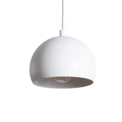 Lámpara colgante Sool, blanca, longitud 65 cm, 3 luces, metal, E27