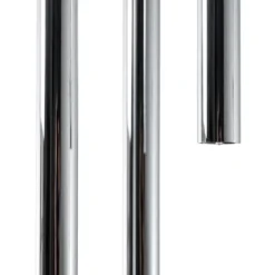 Lámpara colgante Sopel Lux, 3 luces, redonda, negro/plateado, G9
