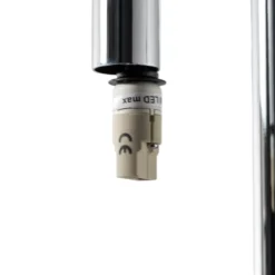 Lámpara colgante Sopel Lux, 3 luces, redonda, negro/plateado, G9