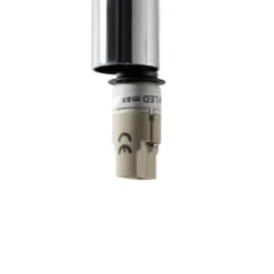 Lámpara colgante Sopel Lux, 7 luces, redonda, negro/plateado, G9