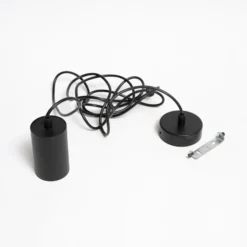 Lámpara colgante Speed, negro, 1 luz
