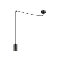 Lámpara colgante Speed, negro, 1 luz