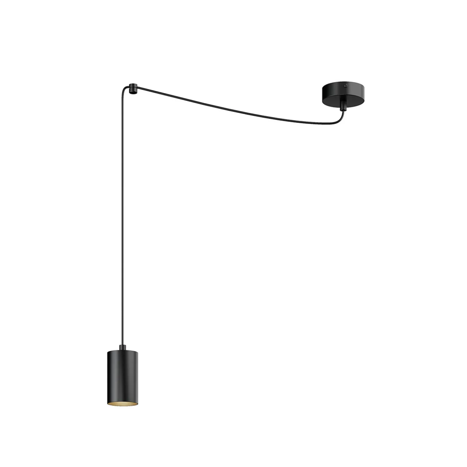 Lámpara colgante Speed, negro, 1 luz