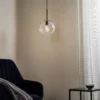 Lámpara colgante Sphere L con pantalla de cristal