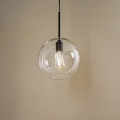 Lámpara colgante Sphere L con pantalla de cristal