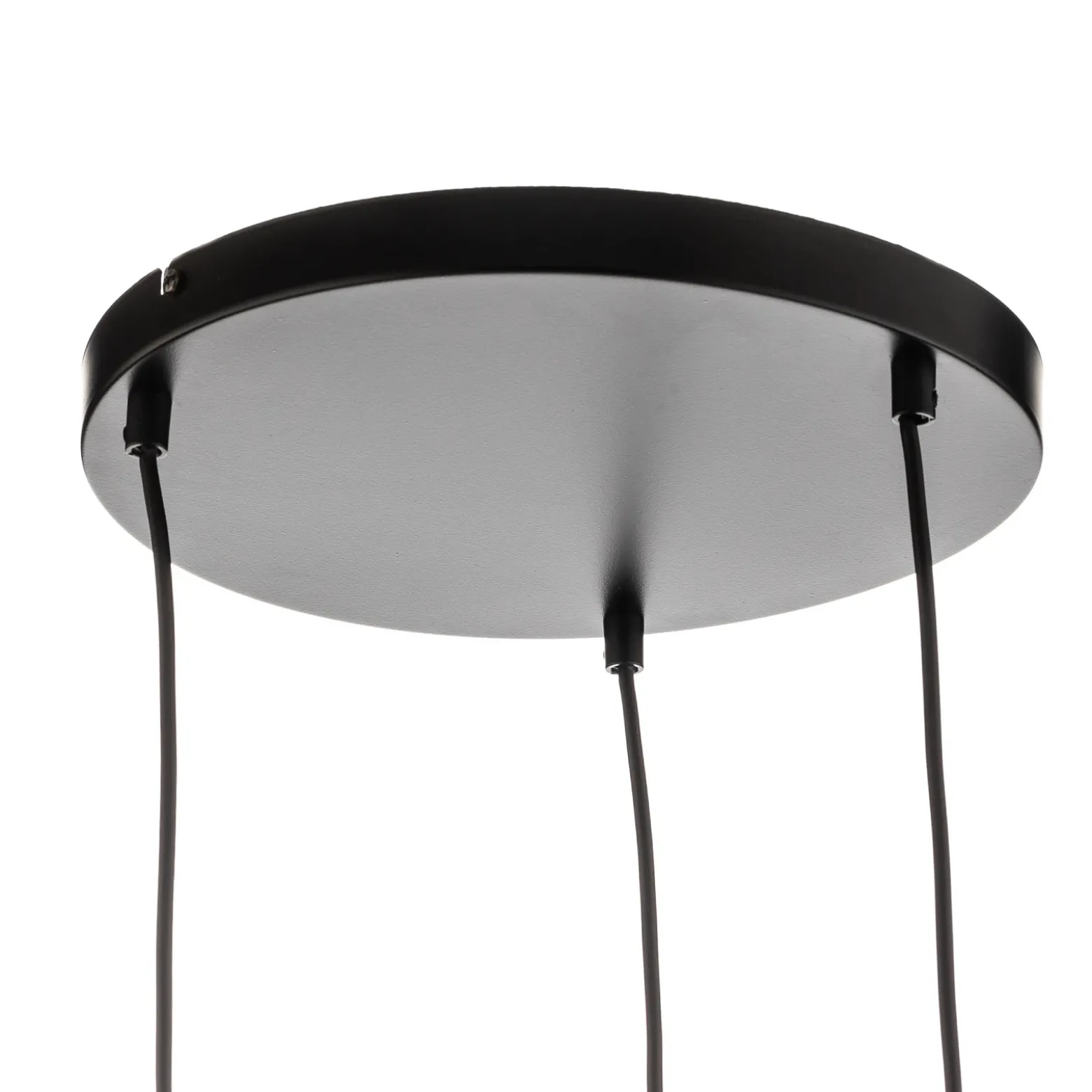Lámpara colgante Starla, cristal grafito/ámbar/transparente, 3 luces, redonda
