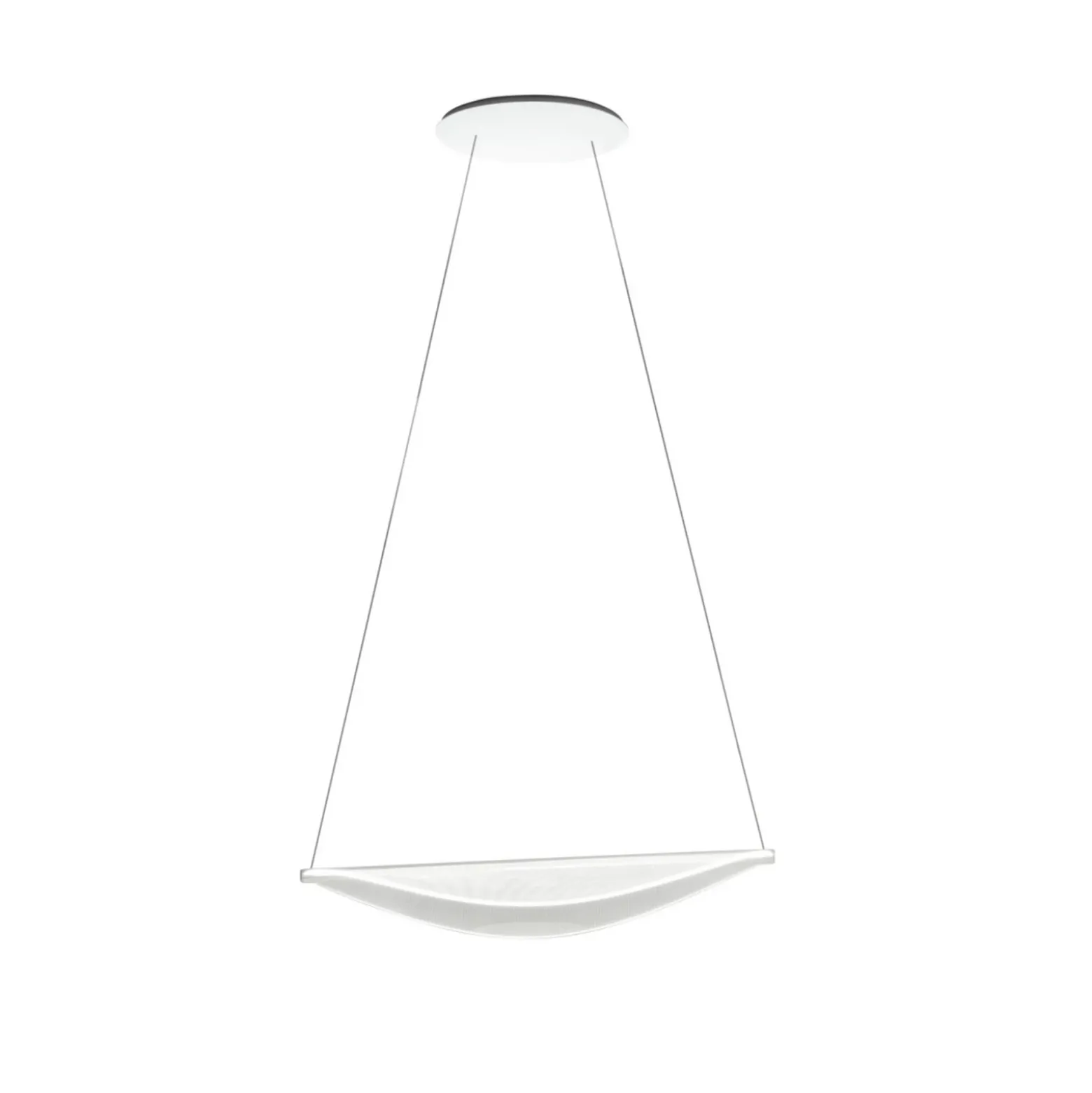 Lámpara colgante Stilnovo Diphy, dosel de montaje, 76 cm, 3000 K