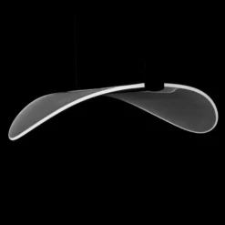 Lámpara colgante Stilnovo Diphy, dosel de montaje, 76 cm, 3000 K