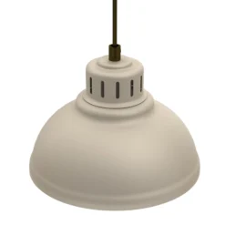 Lámpara colgante Sven, 5 luces, beige, acero