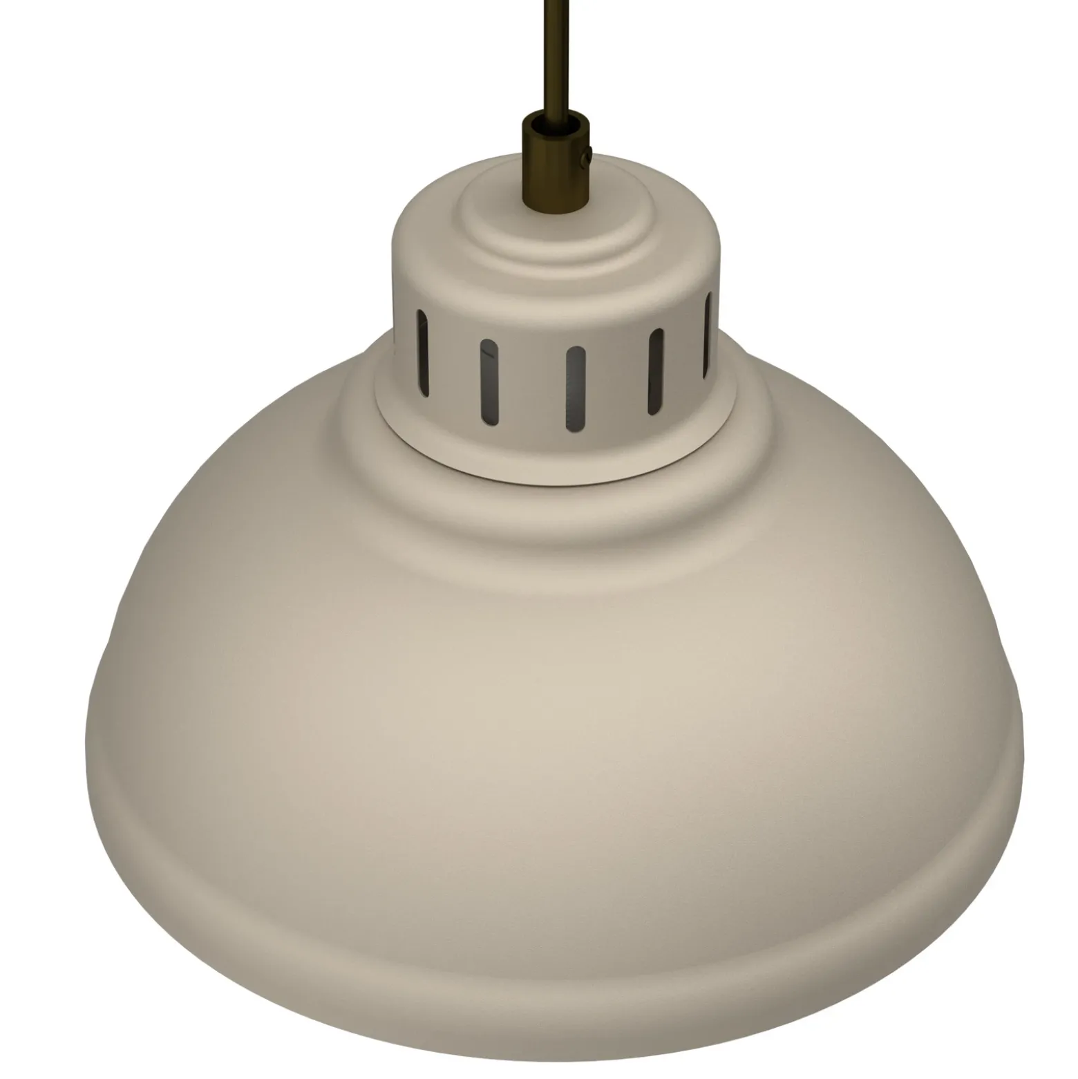 Lámpara colgante Sven, 1 luz, beige, acero