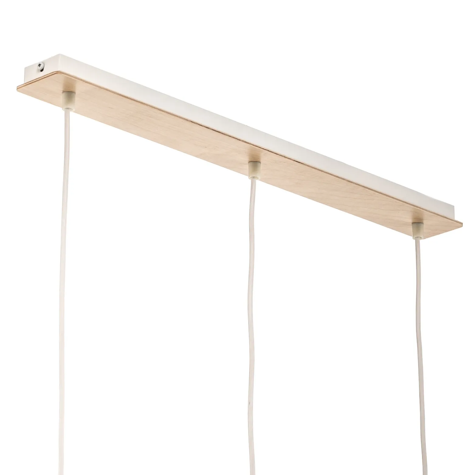 Lámpara colgante Tako, 3 luces, blanco