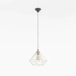 Lámpara colgante Tarbes, 1 luz, 32,5cm, cobre