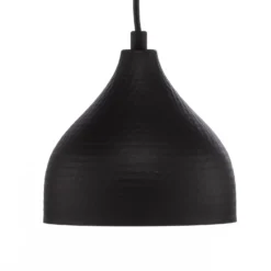 Lámpara colgante Tattoo 2396, Ø18cm, negro/oro