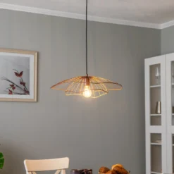 Lámpara colgante Tel 6501 Ø50cm cobre
