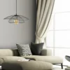 Lámpara colgante Tel 6500 Ø50cm negro