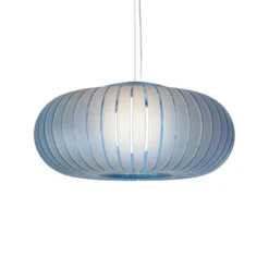Lámpara colgante Teresa Frozen de Kartell, azul cielo, Ø 50 cm, E27