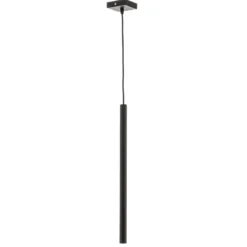 Lámpara colgante Thin, negro, 1 luz