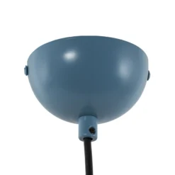 Lámpara colgante Tom, azul claro, metal, Ø 19 cm, E27