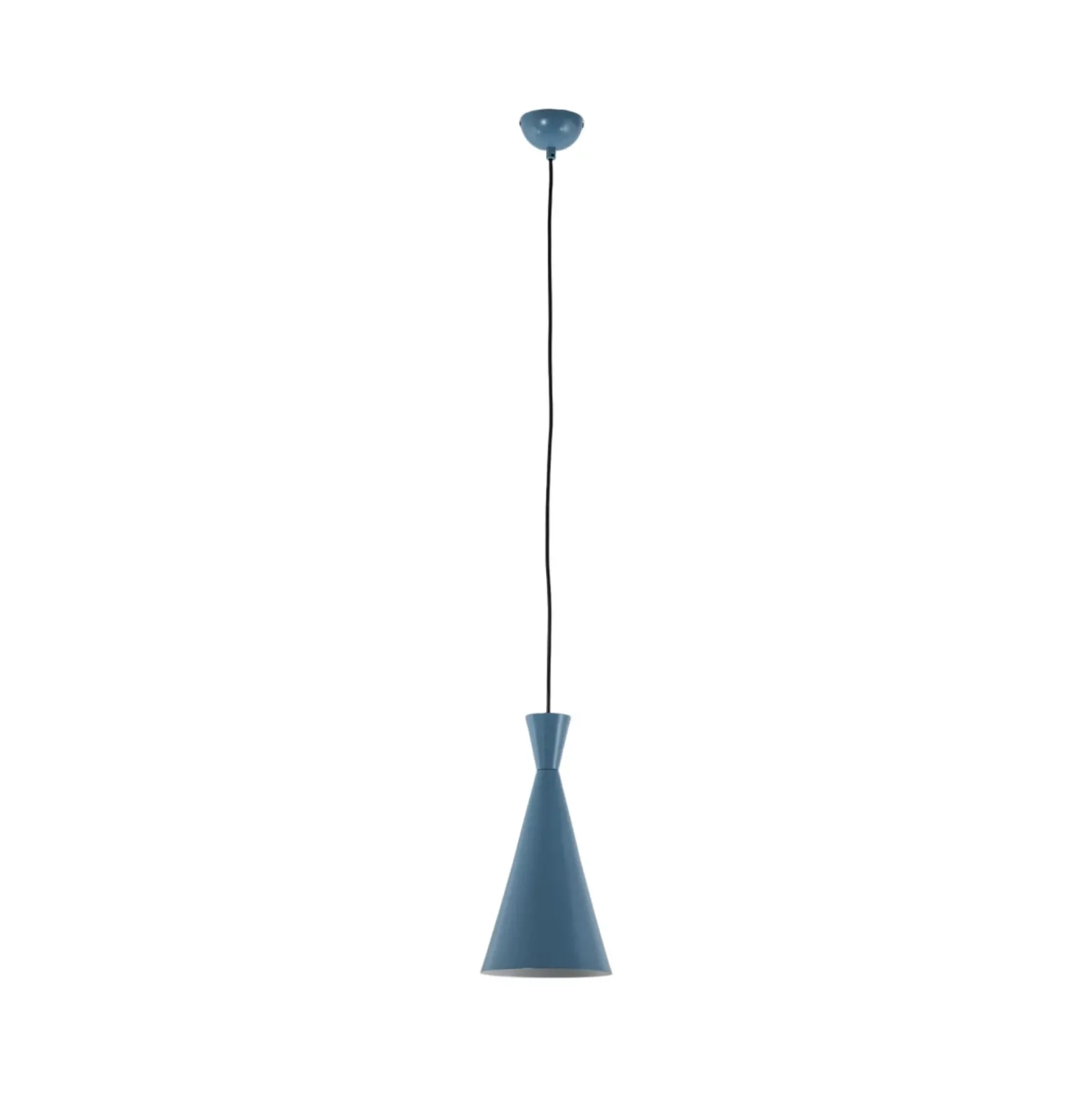 Lámpara colgante Tom, azul claro, metal, Ø 19 cm, E27