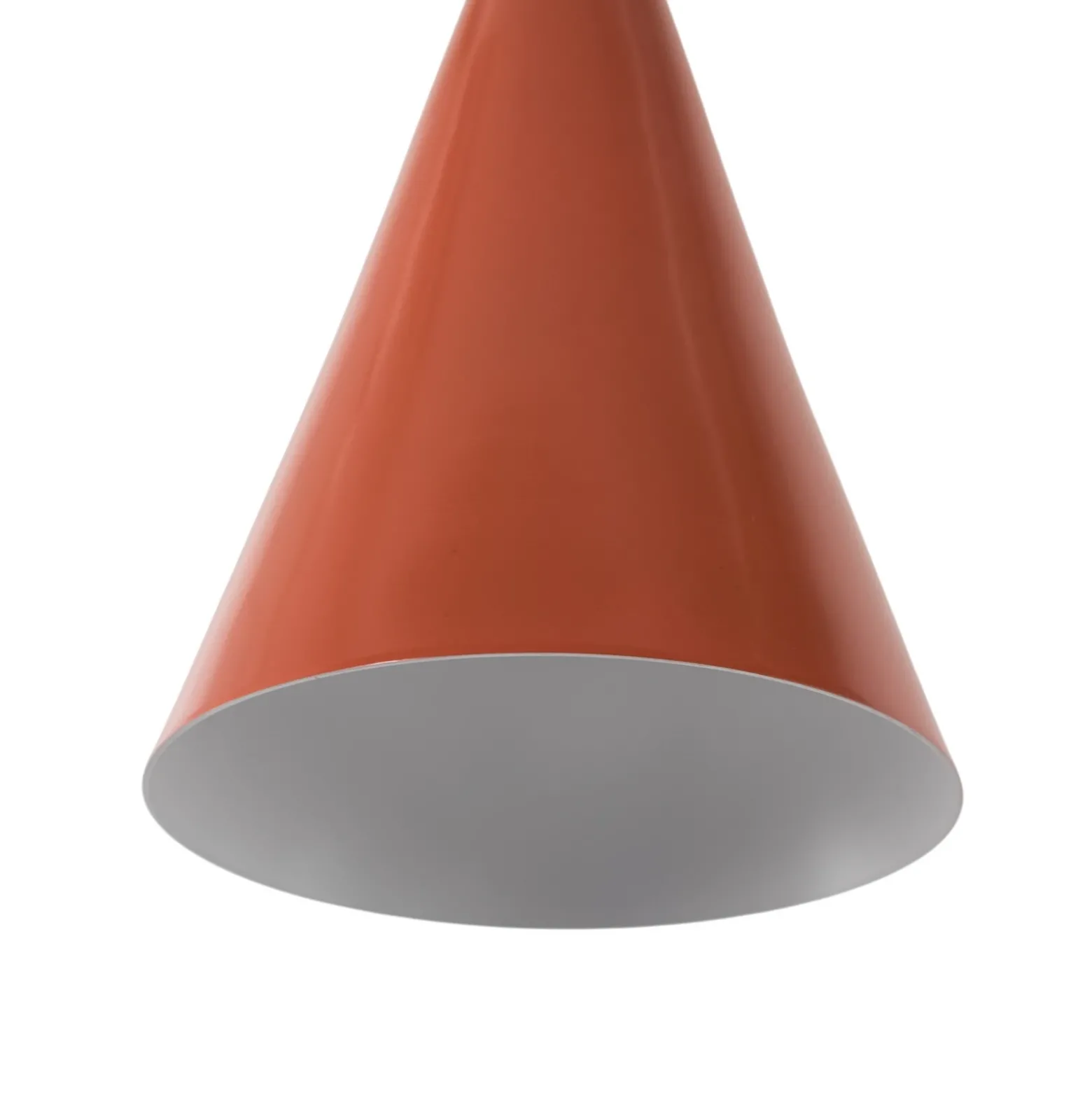 Lámpara colgante Tom, naranja, metal, Ø 19 cm, E27