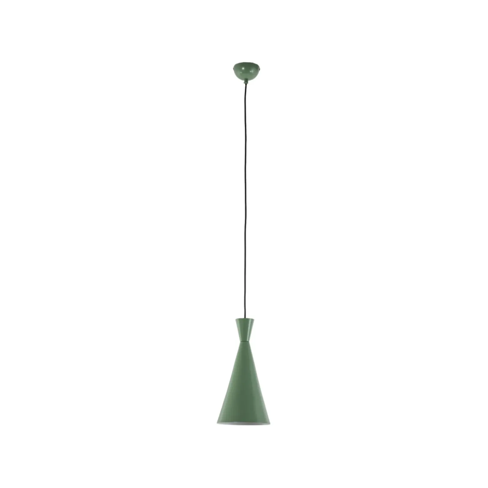 Lámpara colgante Tom, verde menta, metal, Ø 19 cm, E27