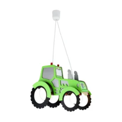 Lámpara colgante Tractor para habitación infantil