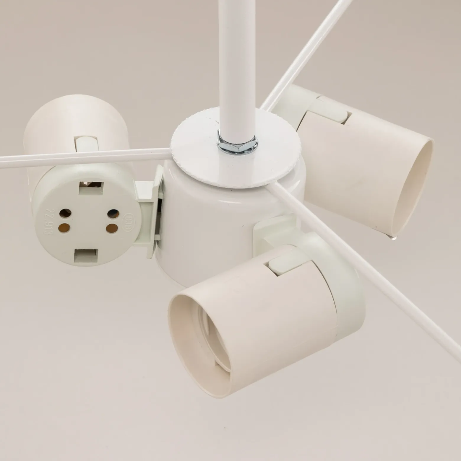 Lámpara colgante Turda, Ø 50 cm, blanco