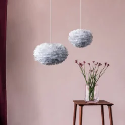 Lámpara colgante UMAGE Eos micro, gris
