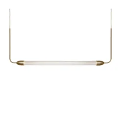 Lámpara colgante UMAGE LEMON SQUEEZE LINEAR, latón 138 cm GU10