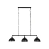 Lámpara colgante Vanderbrock, negro, 3 luces