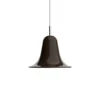 Lámpara colgante Verpan Pantop, marrón, Ø 23 cm, metal, E14