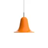 Lámpara colgante Verpan Pantop, naranja, Ø 23 cm, metal, E14