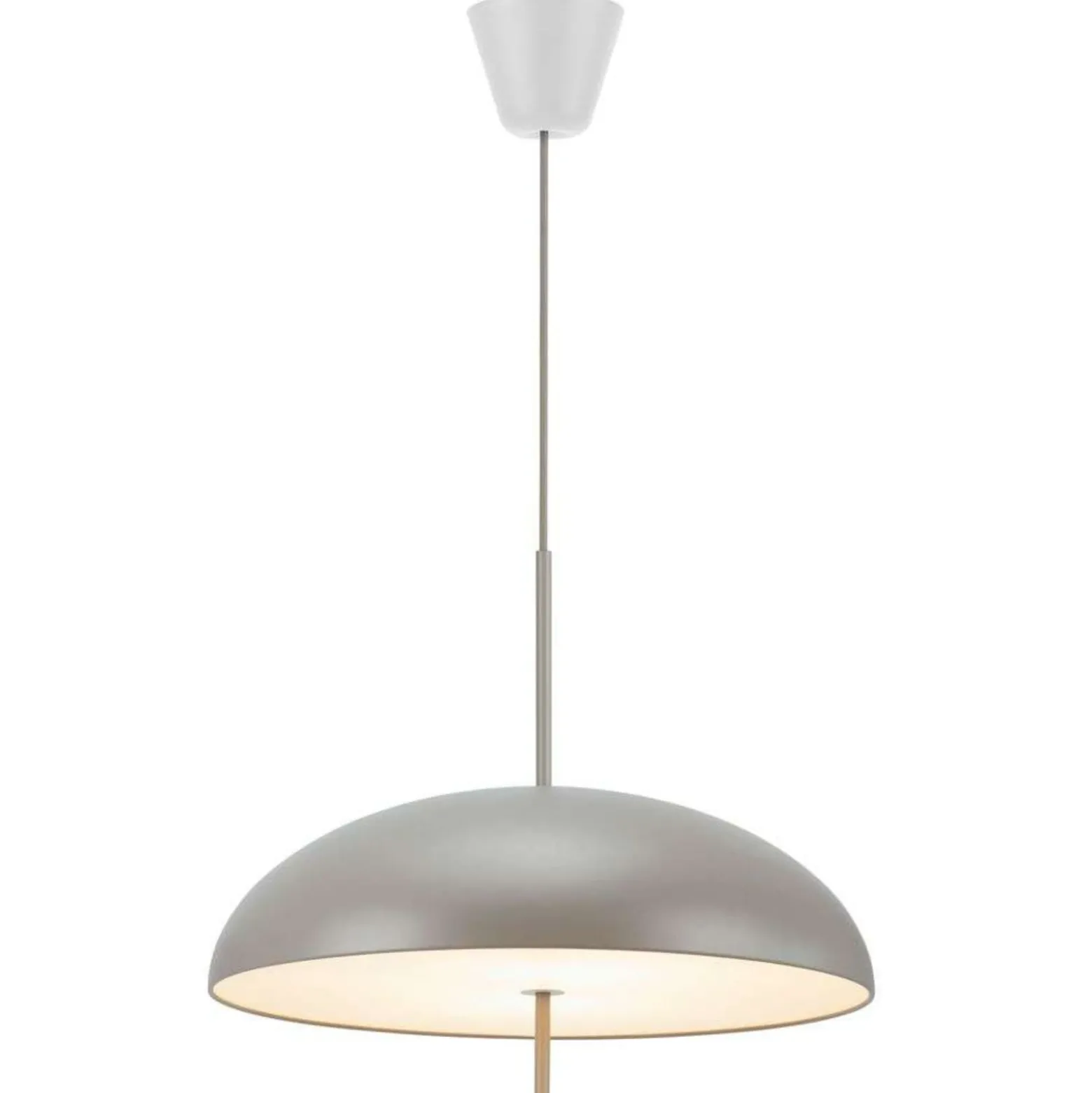 Lámpara colgante Versale, marrón, Ø 50 cm