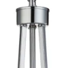 Lámpara colgante Victoria, color cromo, cristal, 50 cm, E27
