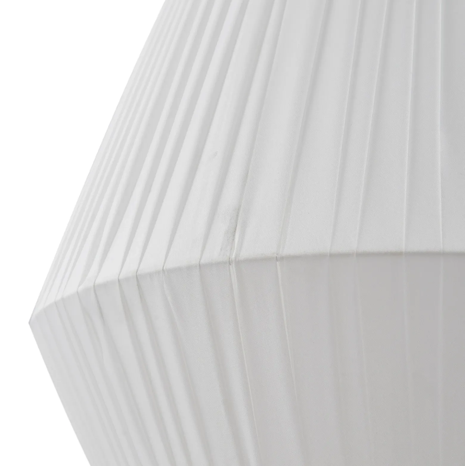 Lámpara colgante Vitore de Lindby, Ø 40 cm, textil, blanca