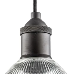 Lámpara colgante Westinghouse 6338540, transparente/bronce, cristal, E27