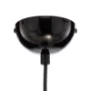 Lámpara colgante Yildo 253-S 1 luz Ø36cm negro/cobre
