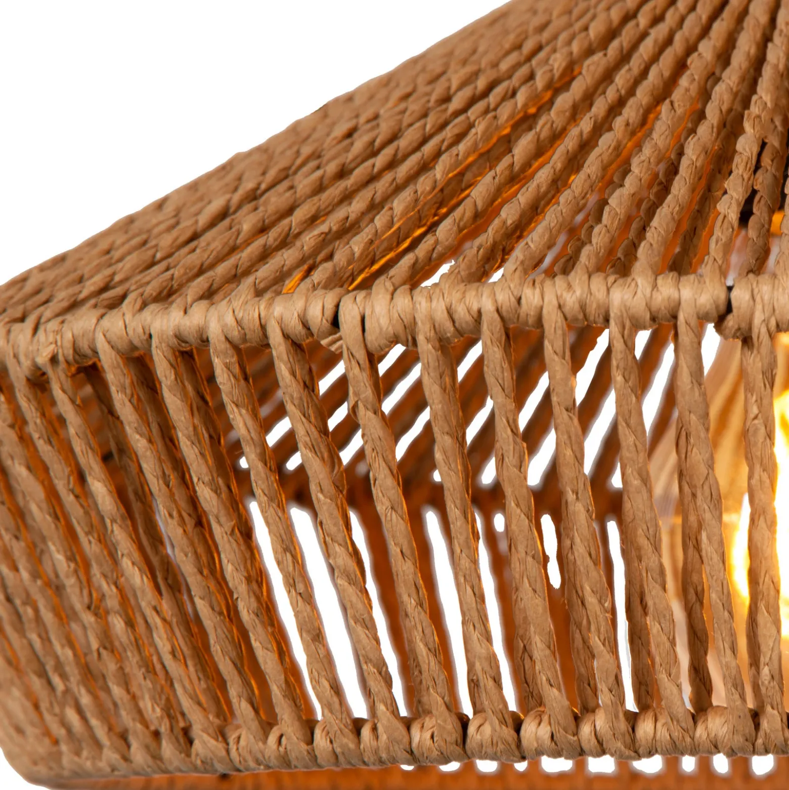 Lámpara colgante Yunkai de papel, 3 luces
