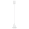 Lámpara colgante ZENITH, blanca, Ø 11 cm, metal, GU10
