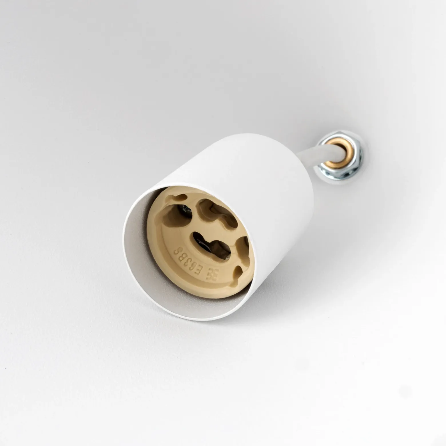 Lámpara colgante ZENITH, blanca, Ø 11 cm, metal, GU10