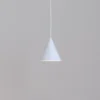Lámpara colgante ZENITH, blanca, Ø 11 cm, metal, GU10