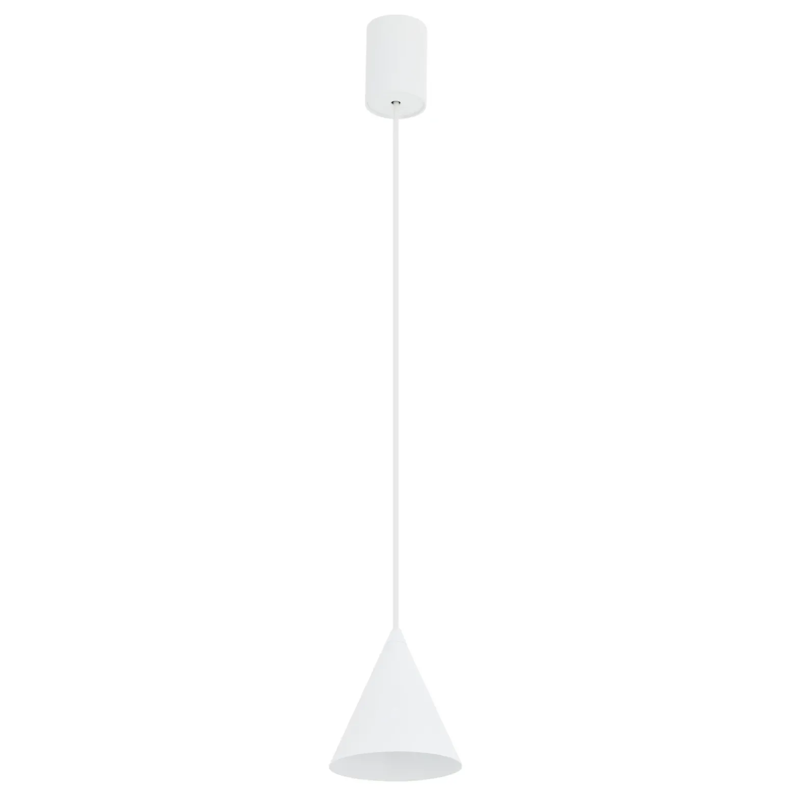 Lámpara colgante ZENITH, blanca, Ø 11 cm, metal, GU10