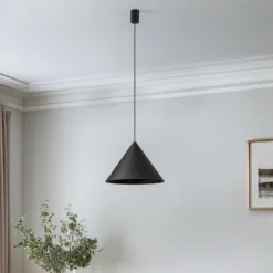 Lámpara colgante Zenith M, negro, Ø 35 cm