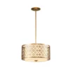 Lámpara colgante Ziggy, Ø 40 cm, oro