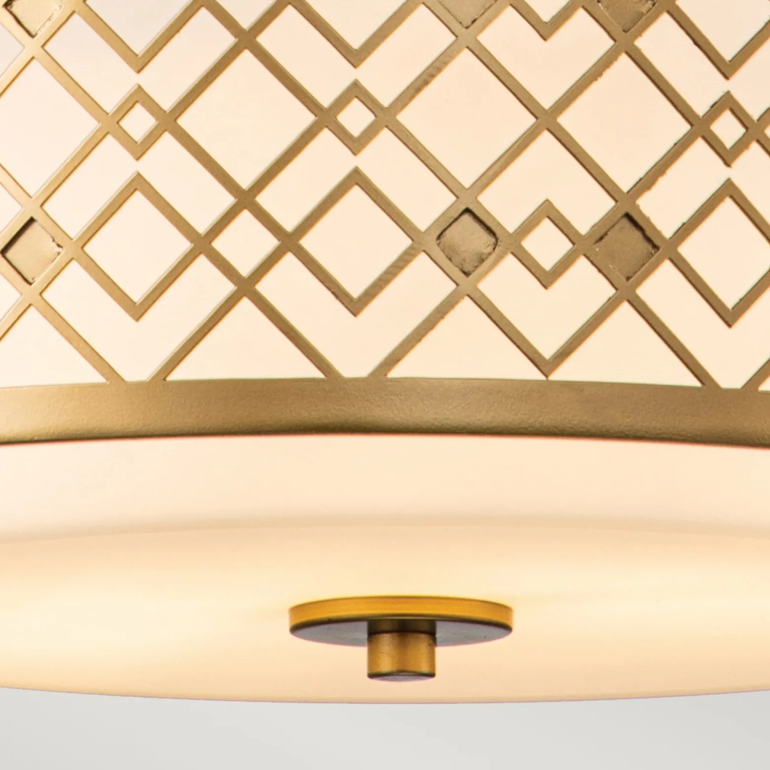 Lámpara colgante Ziggy, Ø 40 cm, oro