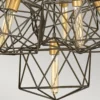 Lámpara de araña Astrid metalizado bronce 11 luces