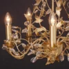 Lámpara de araña Buono 5 luces oro