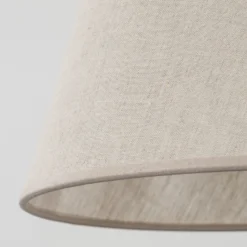 Lámpara de araña Candi, beige/arena, 6 luces, Ø 85 cm, E27
